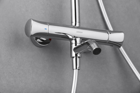 Душевая система с изливом Arrow AMG13SH848U1 хром